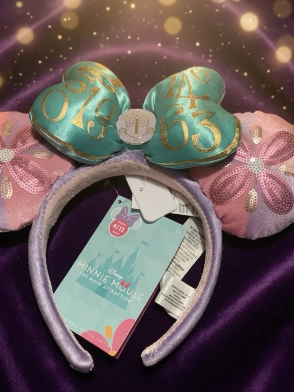 NWT Disney Minnie Mouse Ears The Main Attraction Series #4/12 It’s A Sma…